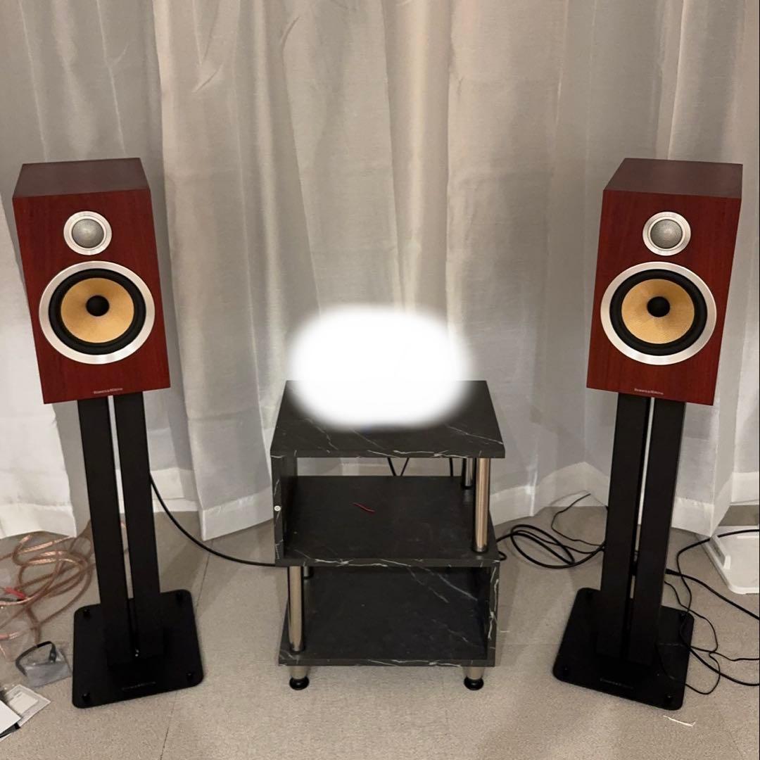 【引取り限定価格】B&W スピーカー CM5S2 ローズナットスタンドセット