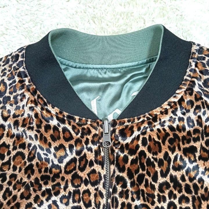 2104 美品 Rattle Trap スカジャン リバーシブル 刺繍 豹柄