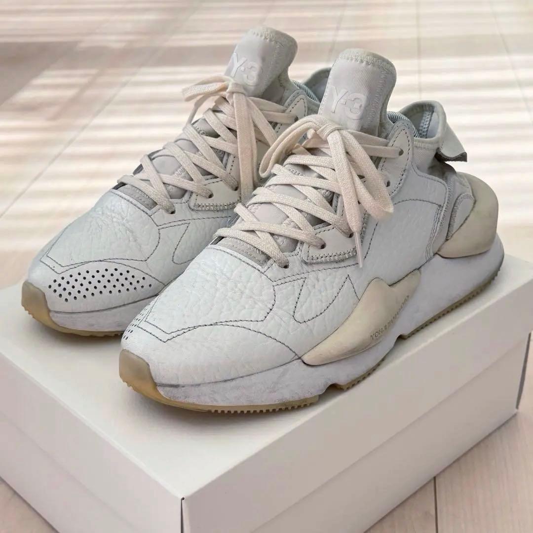 Y-3 KAIWA オールホワイト スニーカー