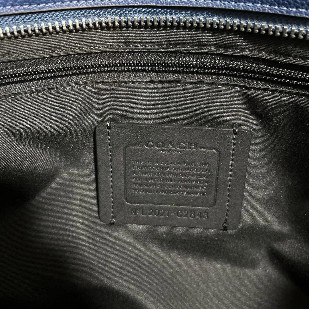 【まさゆき】コーチトートバッグ 2way ベケット ショルダー ブルー