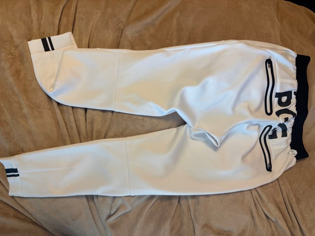 PEARLY GATES PGG スポーツ ジップパンツ ゴルフウェア 白 5