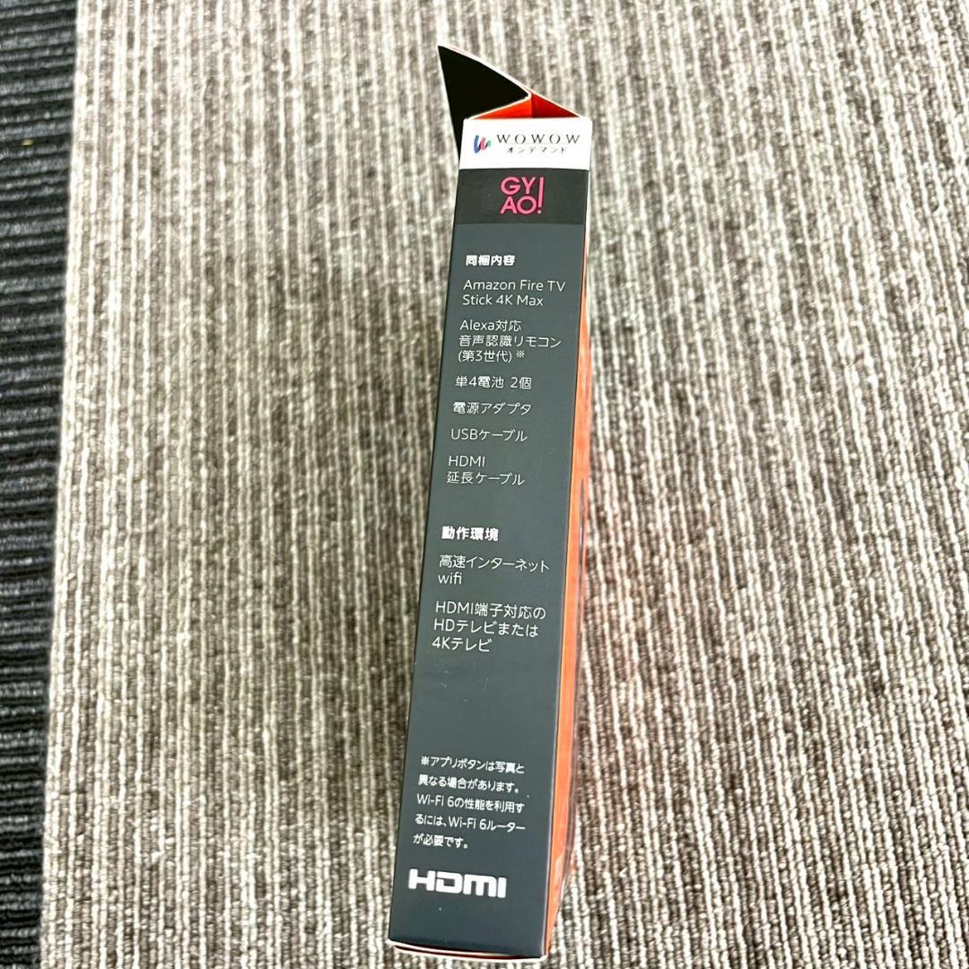 新品　アマゾン ファイヤースティック Fire TV Stick 4K Max