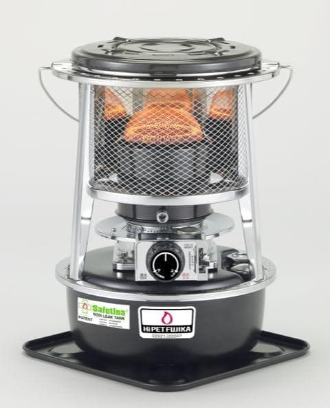 【未使用品】フジカ ハイペット 反射板付き ホワイト　石油ストーブ