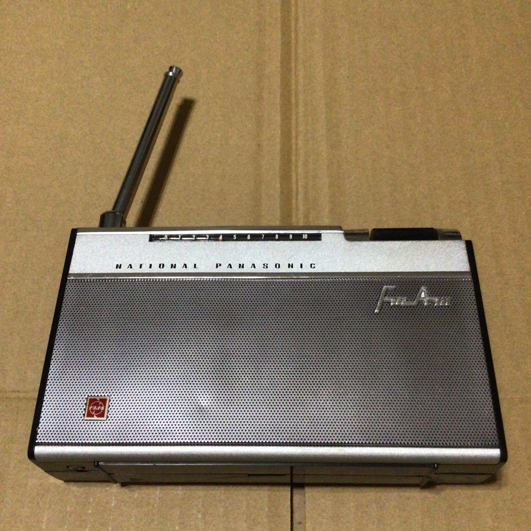 ナショナル FM/AM トランジスタラジオ RF-600 比較的美品 昭和レトロ