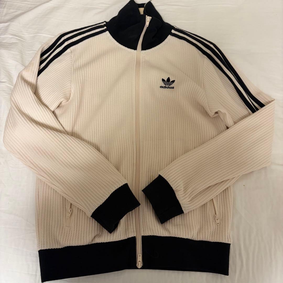 adidas アディダス ホワイト ワッフル トラックジャケット