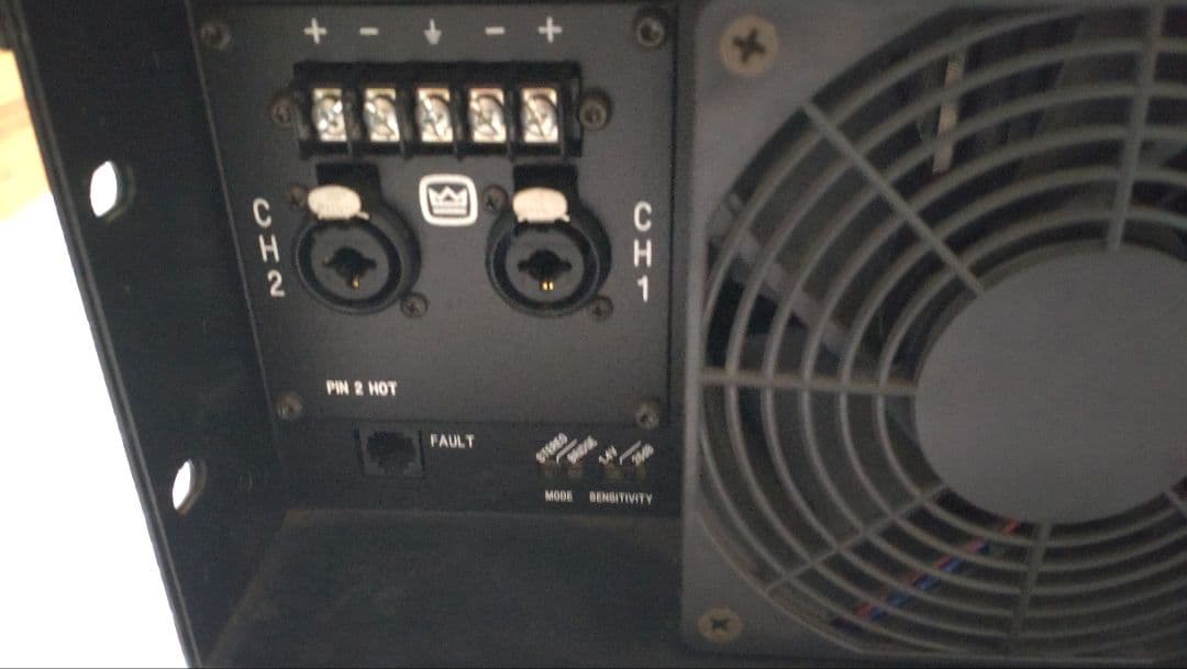 AMCRON アムクロン CE2000 パワーアンプ　 動作確認 使用