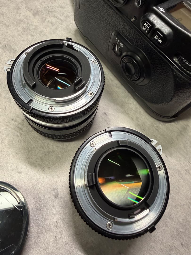 美品NIKON F100 35mm F2 AI 50mm 1.4 AI アダプタ