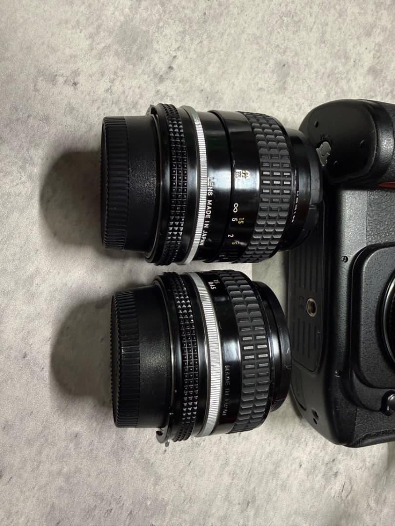 美品NIKON F100 35mm F2 AI 50mm 1.4 AI アダプタ