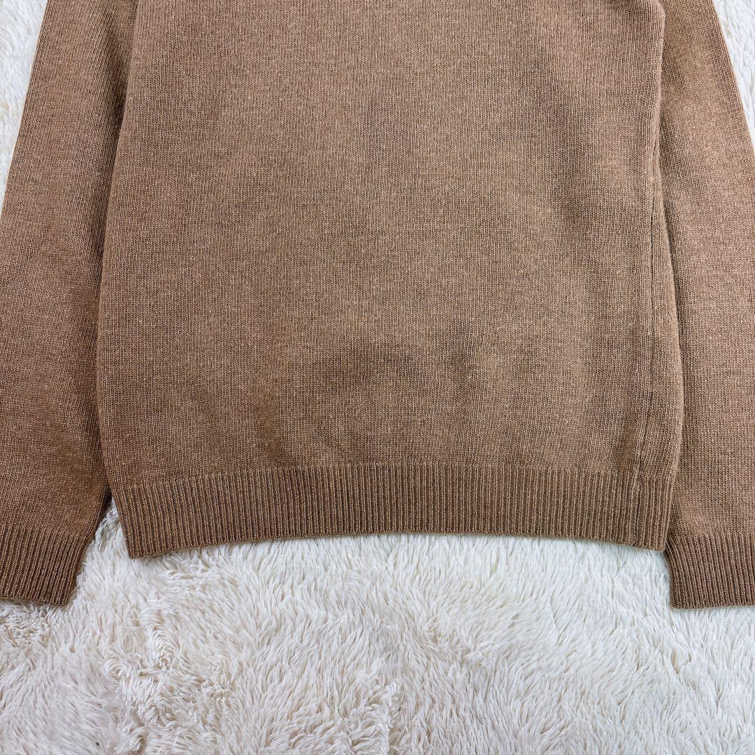 マックスマーラ　カシミヤ混　ベージュ タートルネックニット 長袖　Lサイズ