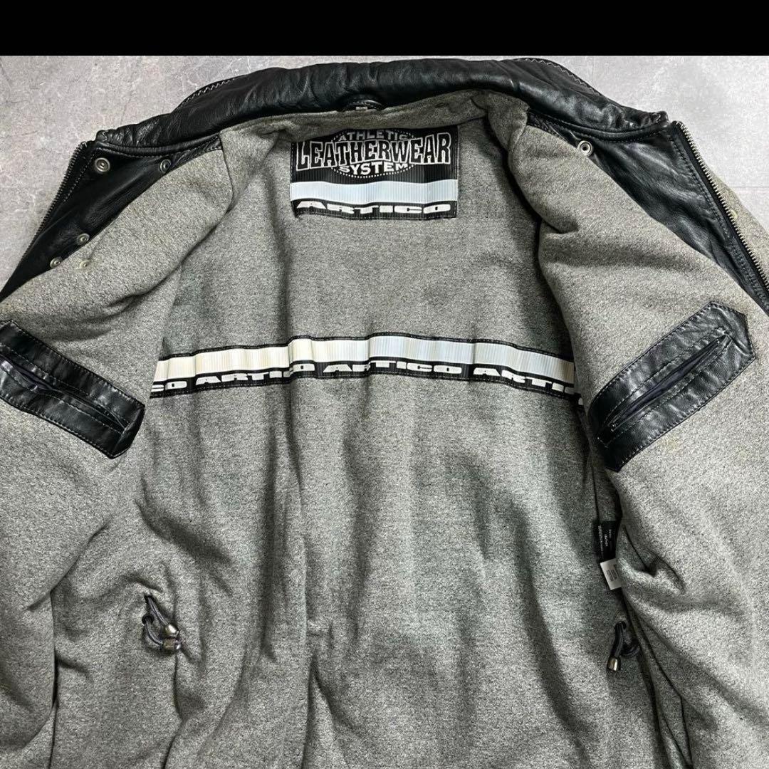 Vintage〈ファイヤーマンレザージャケット 希少 レア 90s ラムレザー〉