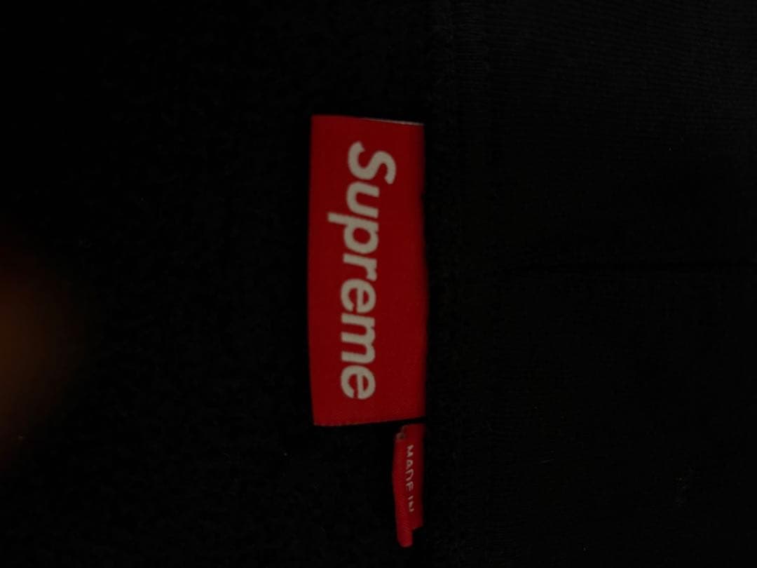 Supreme ブラック ジップフーディー/パーカー