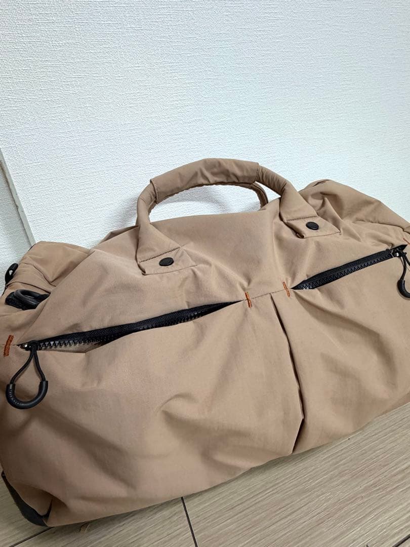 MILESTO ミレスト　ダッフルキャリー BEIGE ボストンキャリー