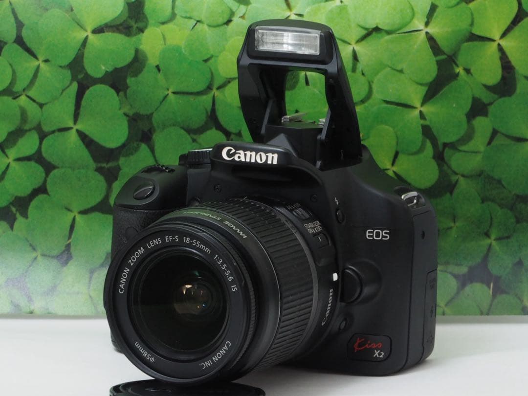 【美品】スマホへ転送も可能❤️一眼の入門機 Canon KissX2レンズセット