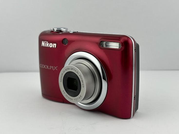 ★極上美品★ニコン NIKON COOLPIX L23 レッド★メモリーカード付