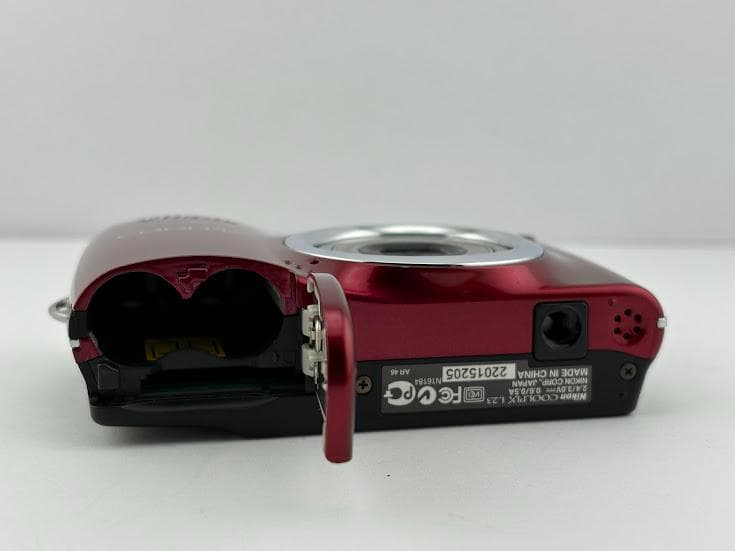 ★極上美品★ニコン NIKON COOLPIX L23 レッド★メモリーカード付