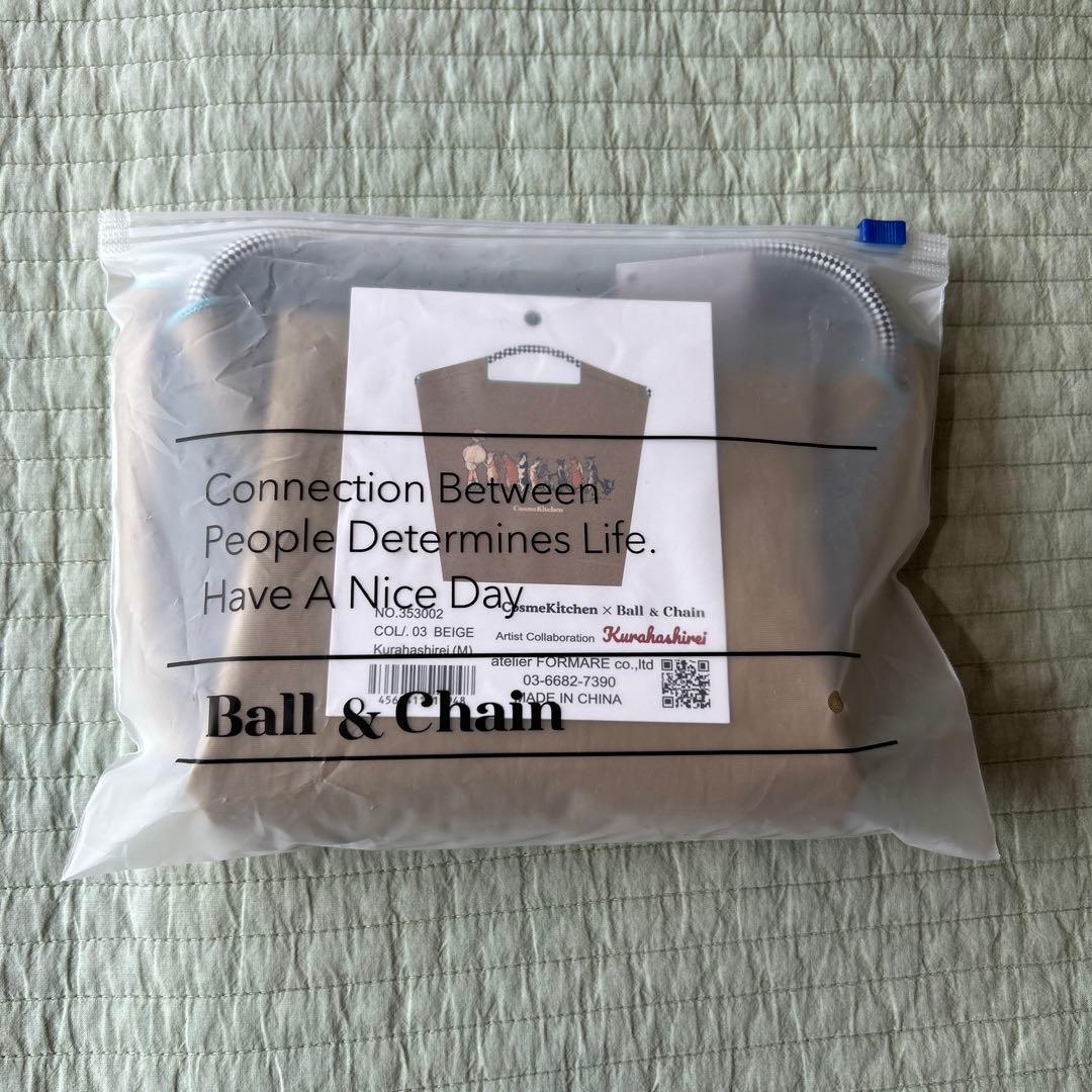☆ボールアンドチェーン☆Ball&Chain くらはしれい　エコバッグ新品未使用