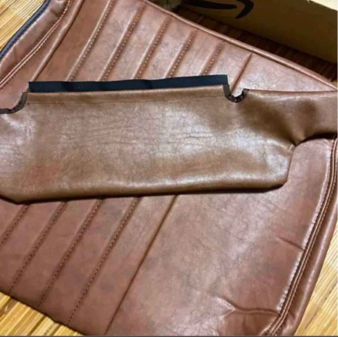 78プラド　ブラウン　サンバイザー　カバー　左右セット　ランクル70