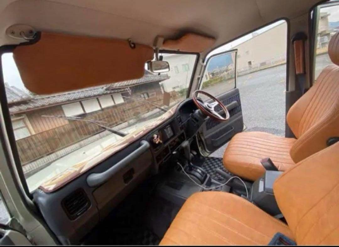 78プラド　ブラウン　サンバイザー　カバー　左右セット　ランクル70