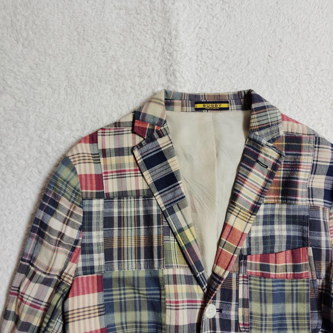 ラルフローレン　ラグビー　パッチワークジャケット　M　 RUGBY