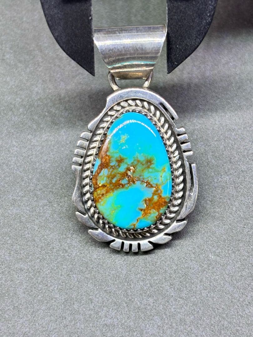 ターコイズ シルバーペンダント トップス