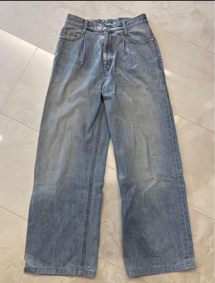 ドゥーズィエムクラス/EVERYDAY I LIKE タックバギーデニム　34