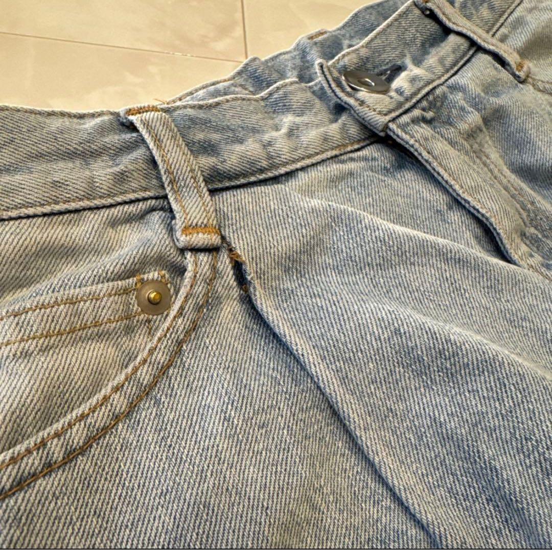 ドゥーズィエムクラス/EVERYDAY I LIKE タックバギーデニム　34