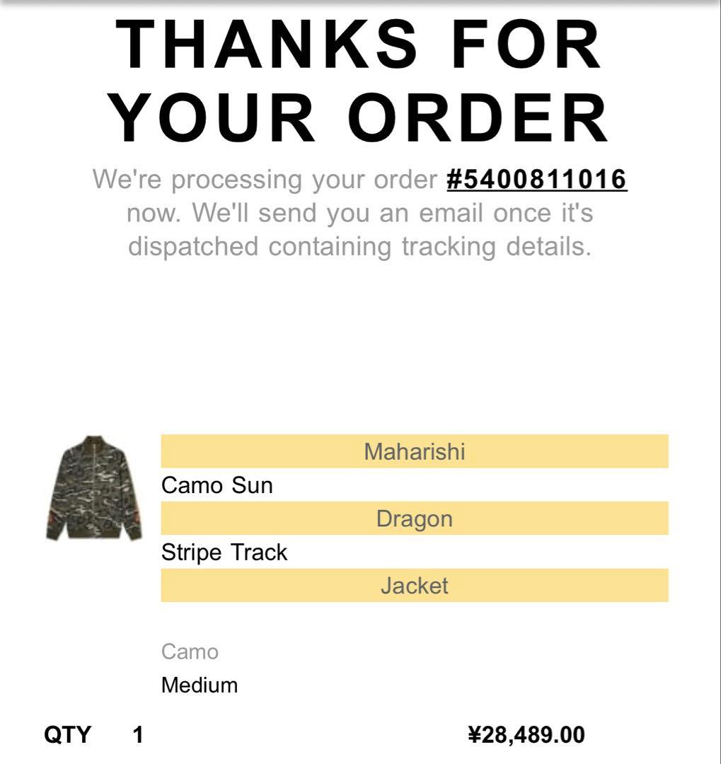 ジャケット・アウター Maharishi Camo Sun Dragon Stripe