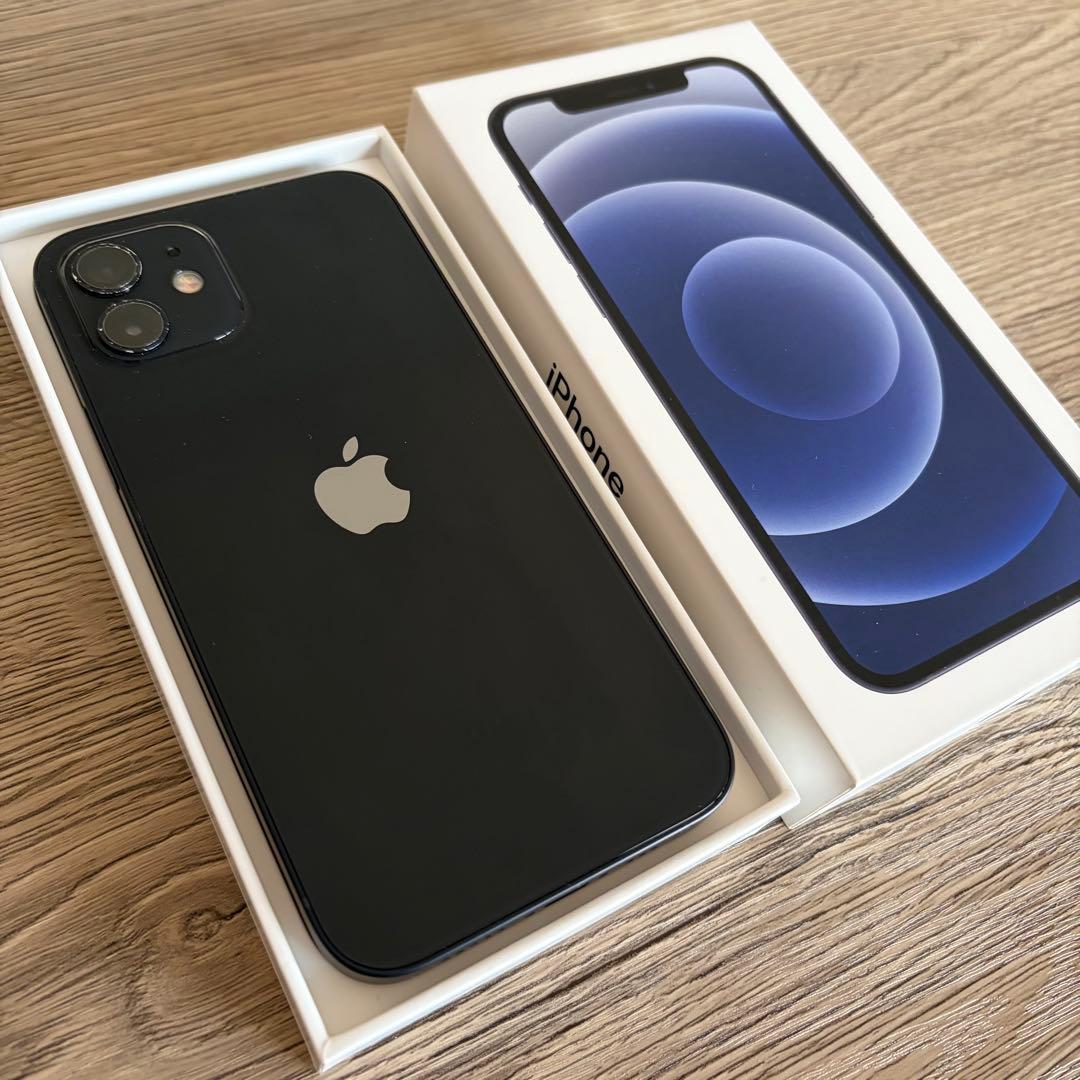 【美品】 iPhone12 本体 ブラック SIMフリー