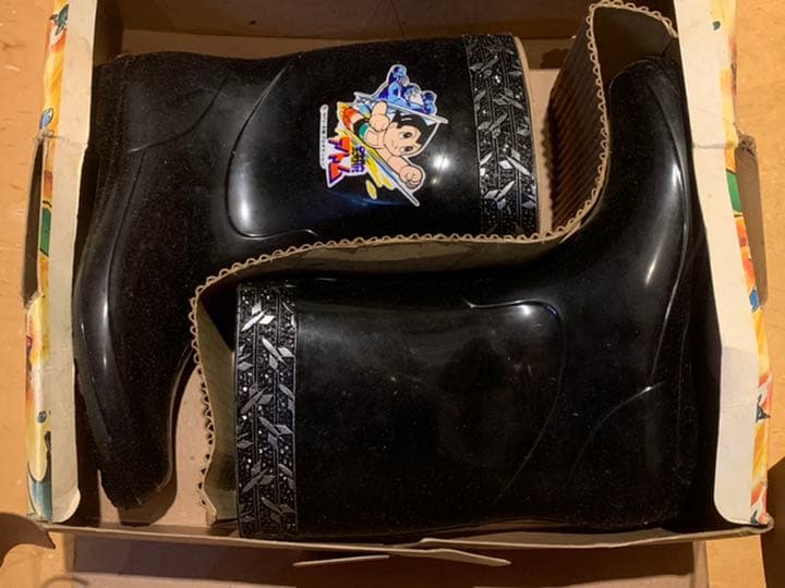 ②【絶版・希少】アサヒ靴 鉄腕アトム 雨靴 21㎝ レア