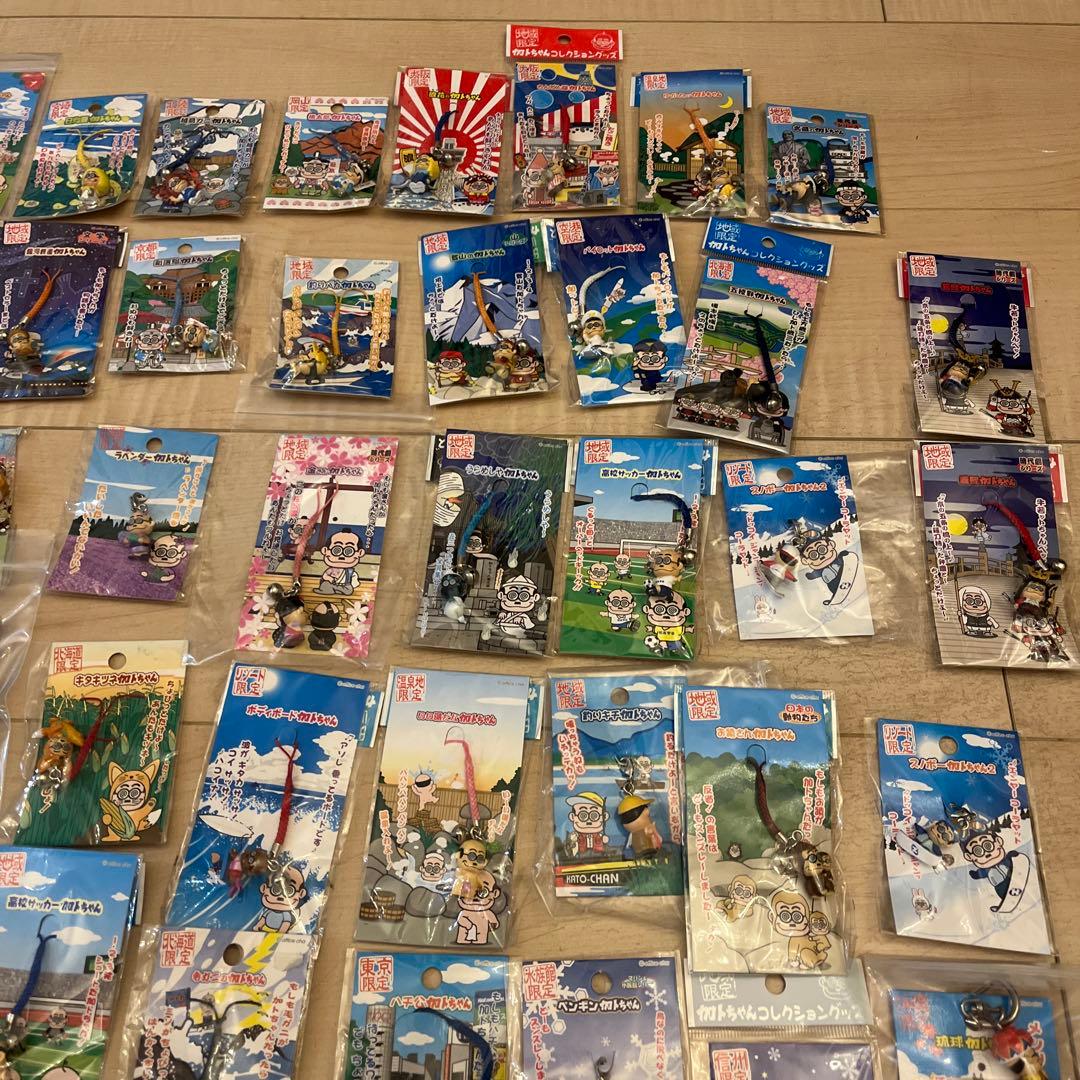 加トちゃん日本全国ご当地加トちゃんキーホルダーストラップ110個
