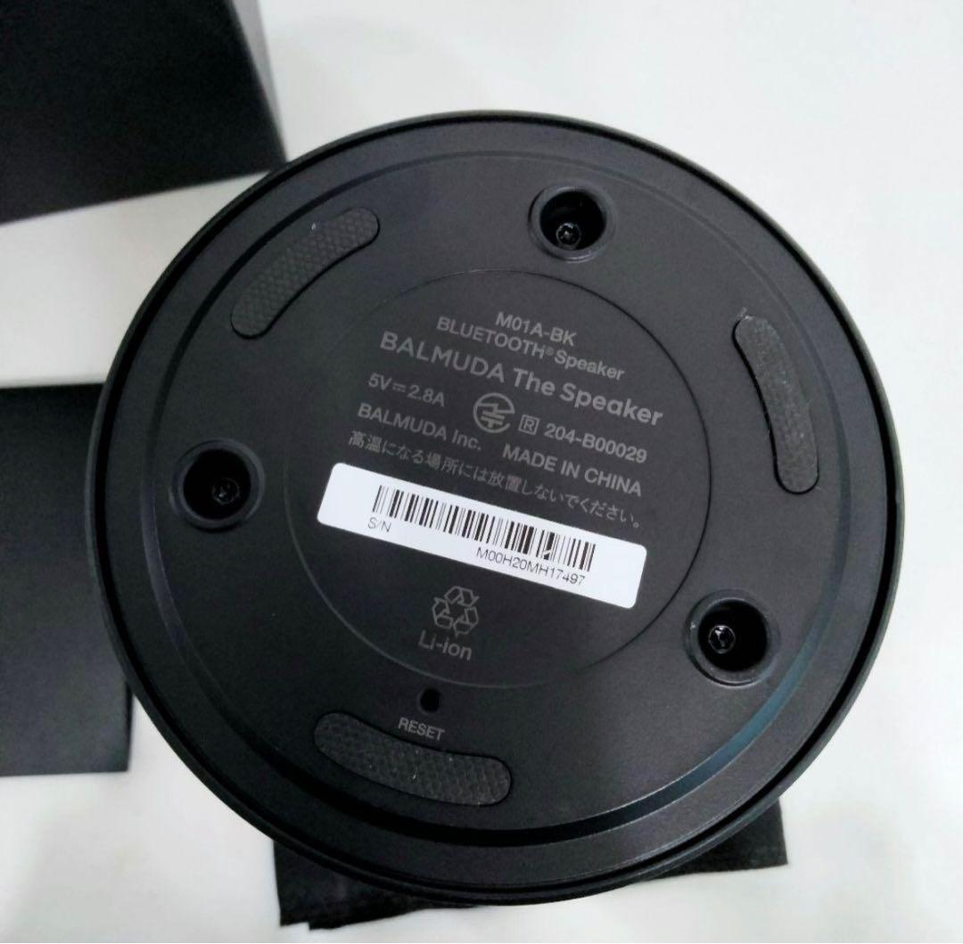 バルミューダ　BALMUDA　M01A-BK ワイヤレススピーカー 287