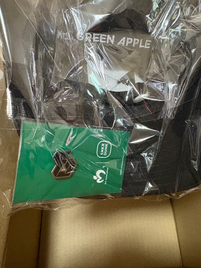 Mrs. GREEN APPLE ブラックキャップ　ピンズ付き