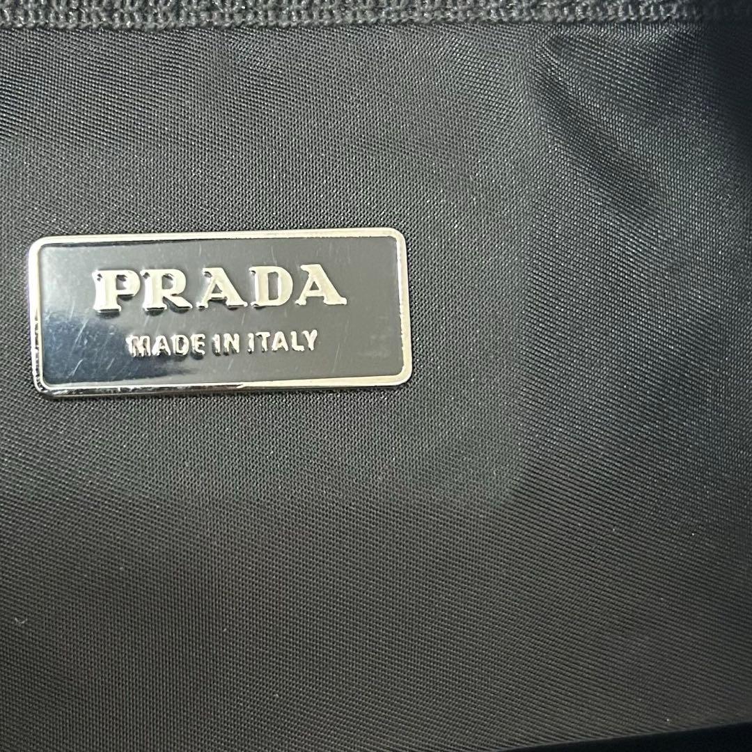 PRADA プラダ 三角プレート ボストンバッグ トラベルバッグ 黒色