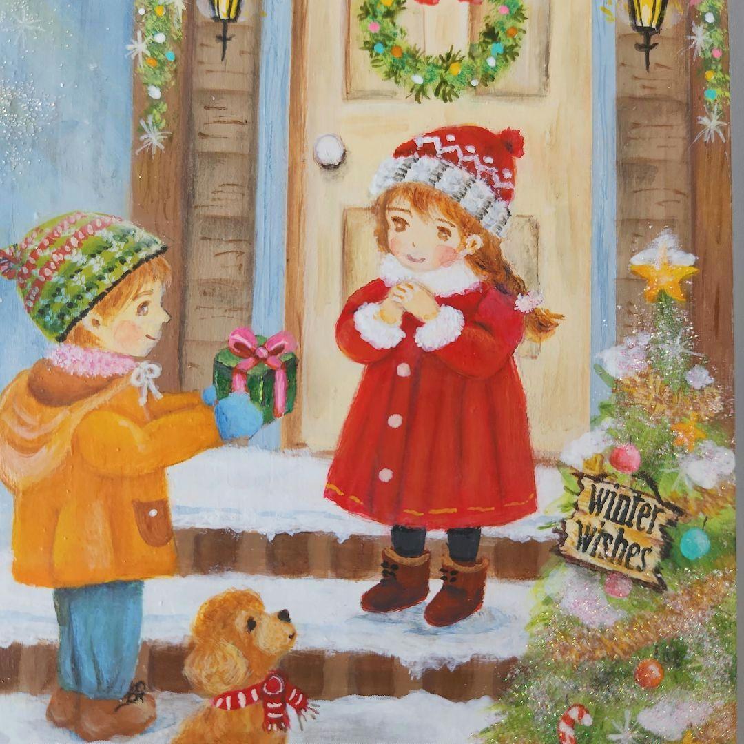 G*A様 トールペイント作品　楽しいクリスマス
