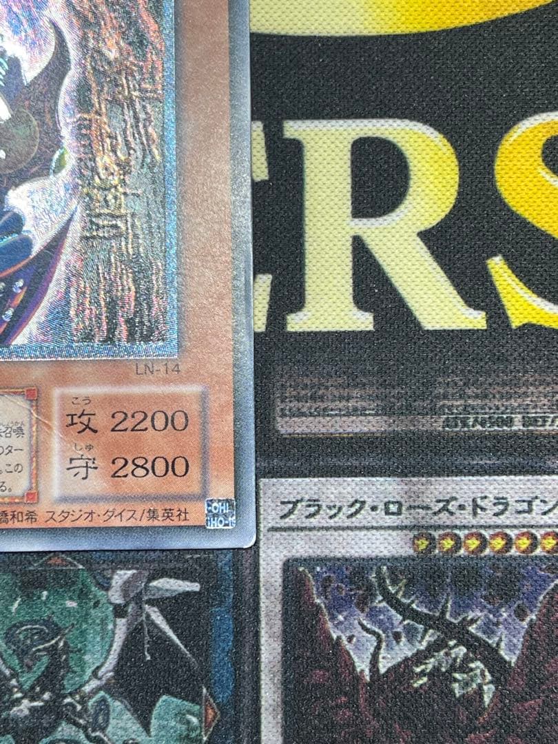 r*送様 遊戯王　ダークネクロフィア レリーフ　LN-14　③