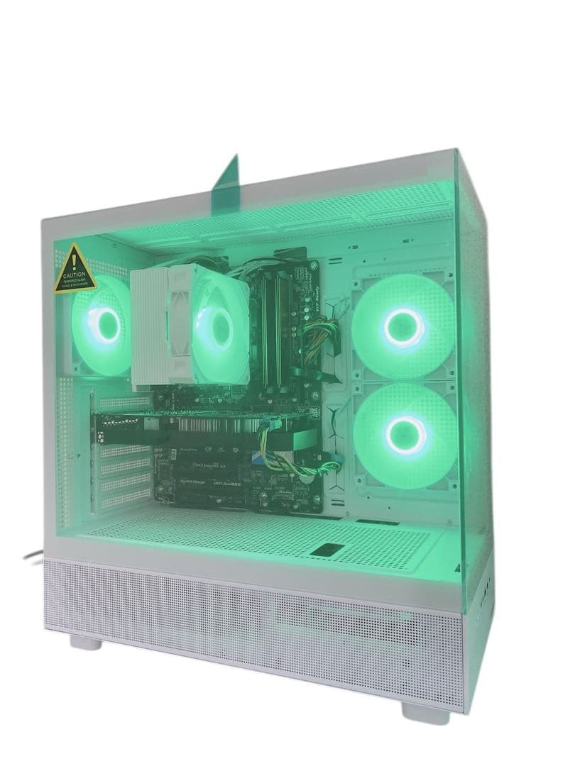 ゲーミングPC ガラス　白　i7/GTX1060/512GB/16GB