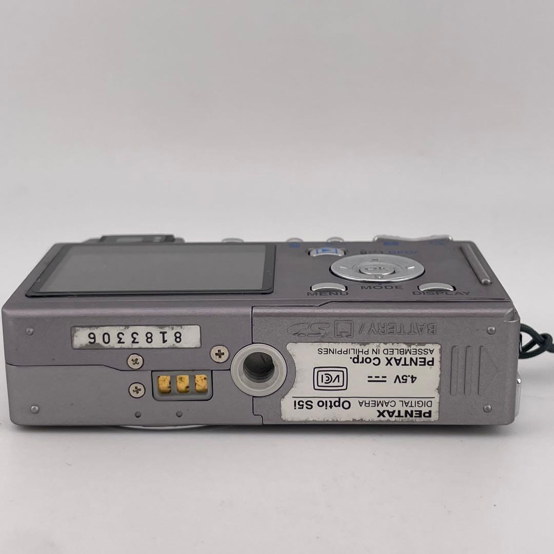 レトロ感⭕️【動作確認済】CCD PENTAX OPTIO S5iデジカメ S4i