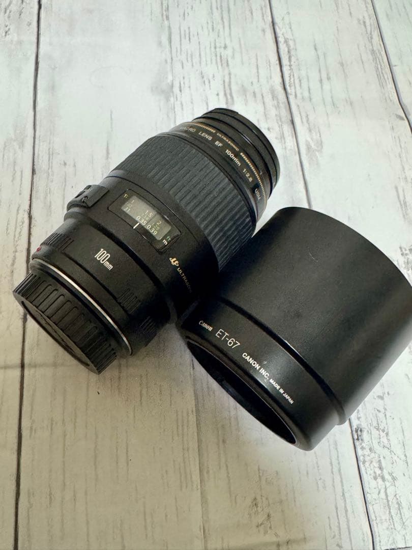 CANON MACRO LENS EF 100mm 2.8 ET-67 レンズ