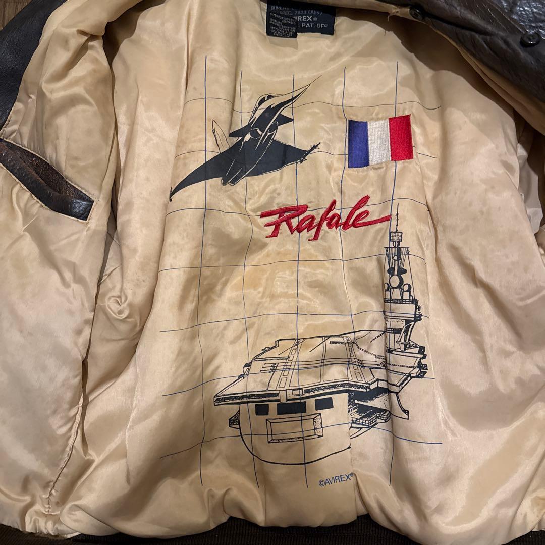 AVIREXレザー製G-1ジャケット