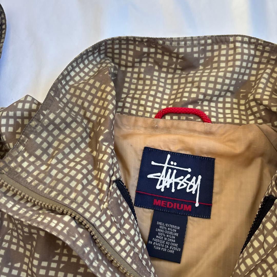 90s OLD STUSSY デジカモ　ナイロンジャケット　オールドステューシー
