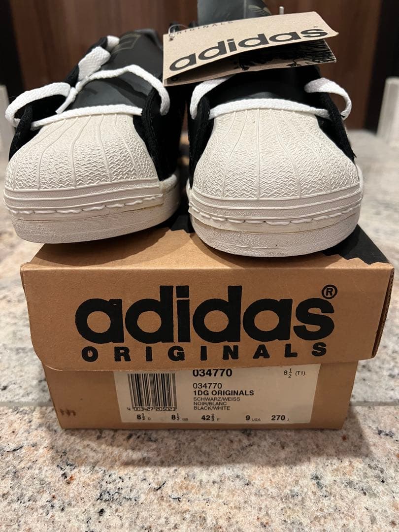 新品未使用 94年 adidas SUPER STAR 034770 US9希少