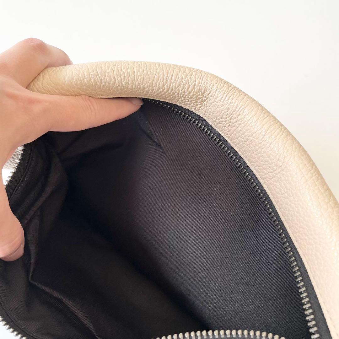 【ほぼ新品】COACH メンズ ボディバッグ ワーレン 本革 馬車