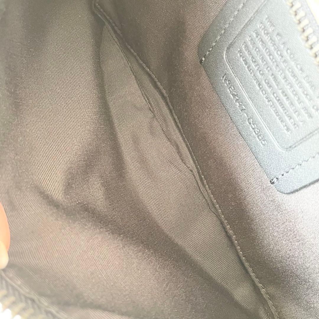 【ほぼ新品】COACH メンズ ボディバッグ ワーレン 本革 馬車