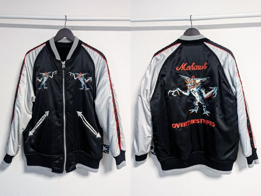 オーバーザストライプス グレムリン ギズモ リバーシブル スカジャン L