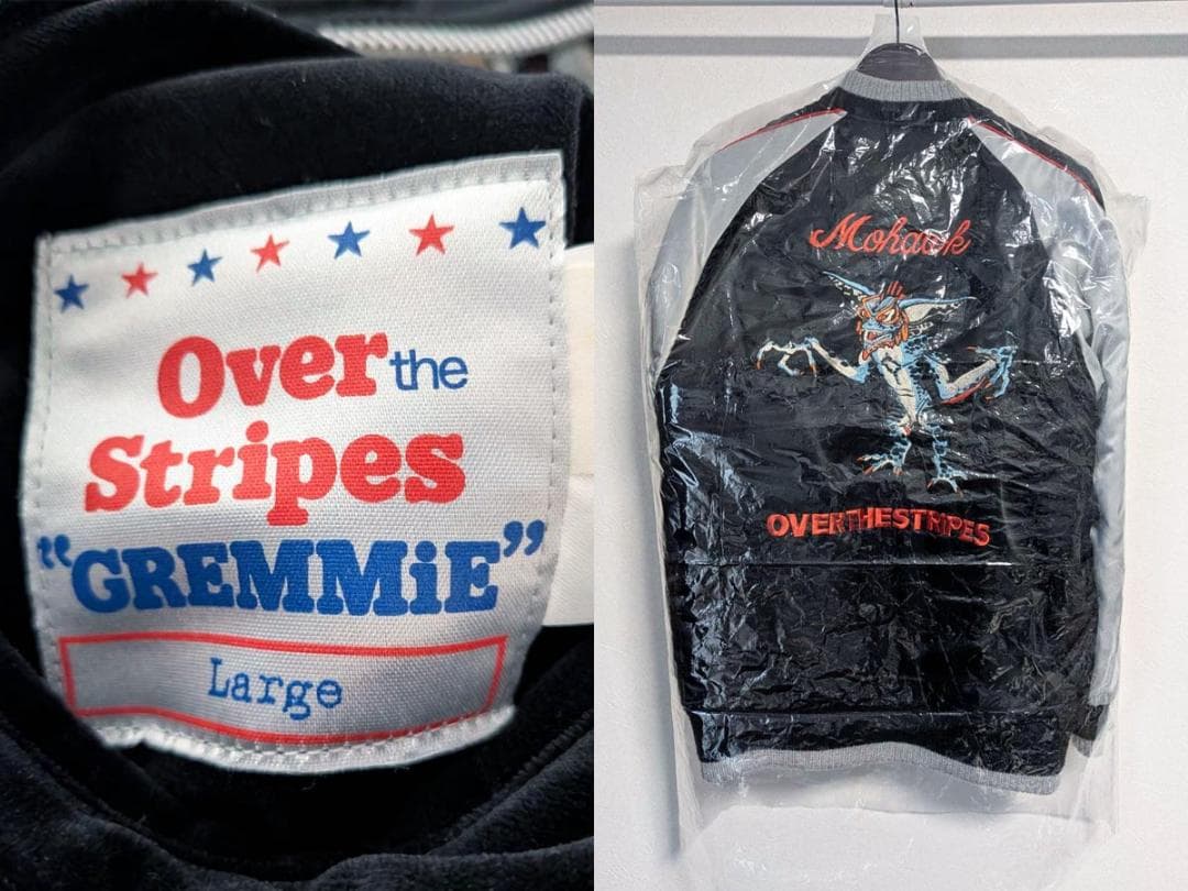 オーバーザストライプス グレムリン ギズモ リバーシブル スカジャン L