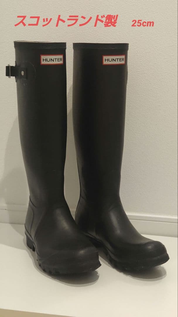 HUNTER/Original Tall レインブーツ(スコットランド製)