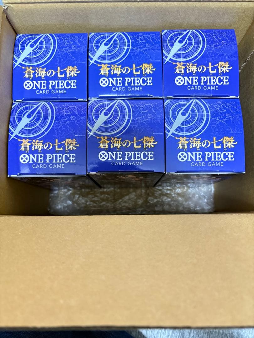 ONE PIECEカード OP-14蒼海の七傑 未開封　テープカット 6BOX