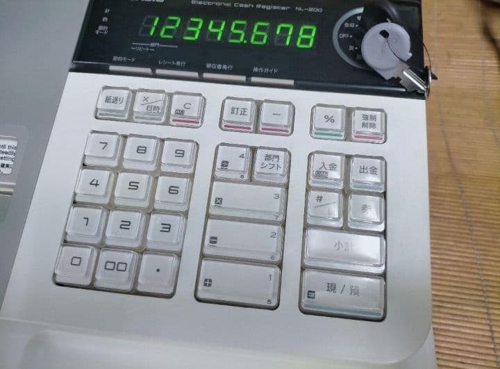 カシオレジスター　SE-S20/NL200　人気機種　送料無料　800008