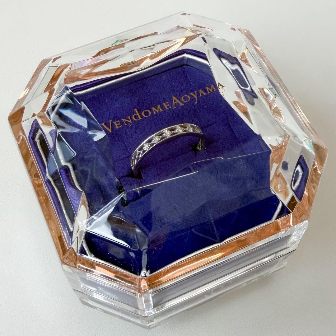 【Vendome Aoyama】ダイヤモンド リング　11号　BOX付　保証書有