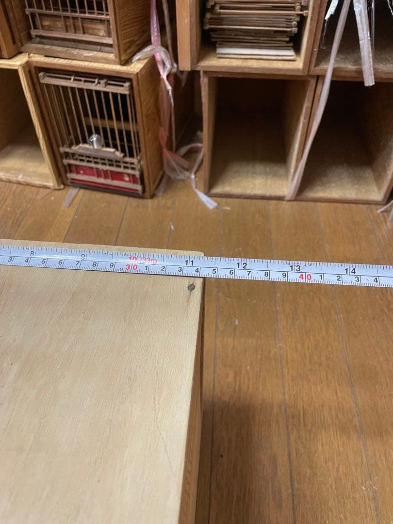 メジロ籠3個　寝かせボックスセット